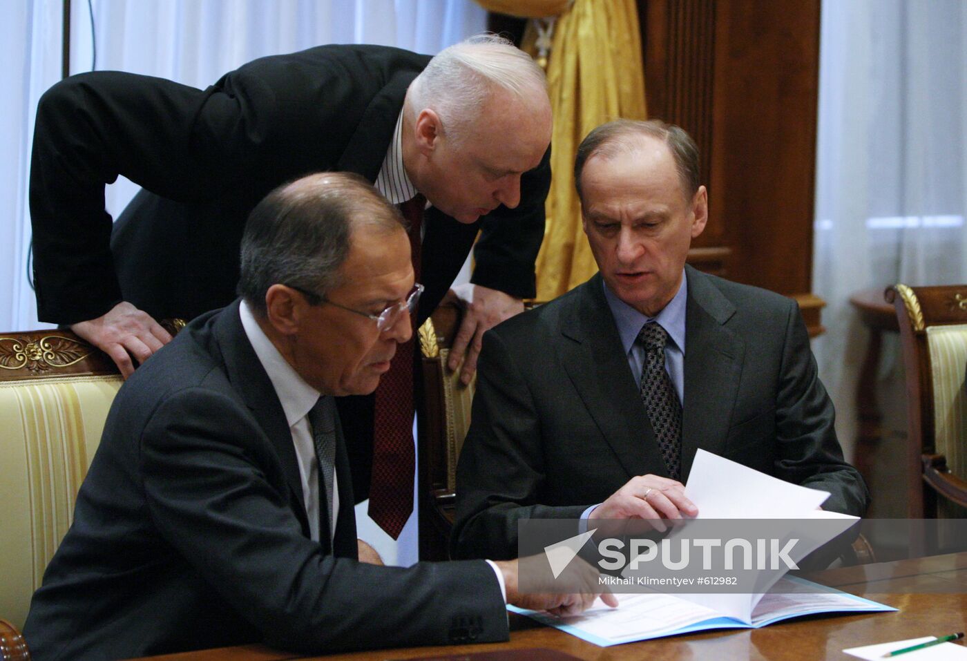 Sergei Lavrov and Nikolai Patrushev