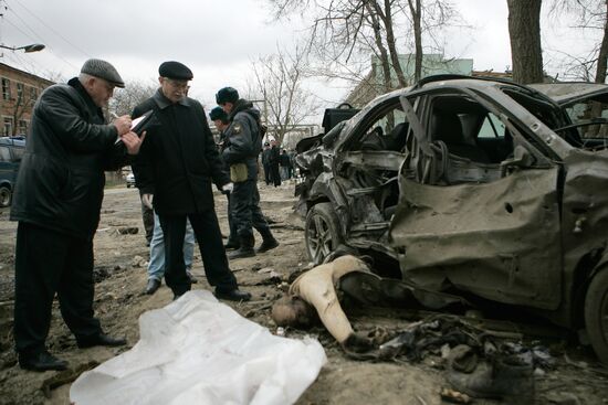 Terrorist attack in Kizlyar