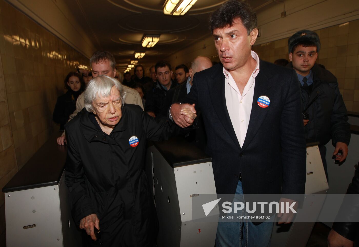 Lyudmila Alekseyeva and Boris Nemtsov