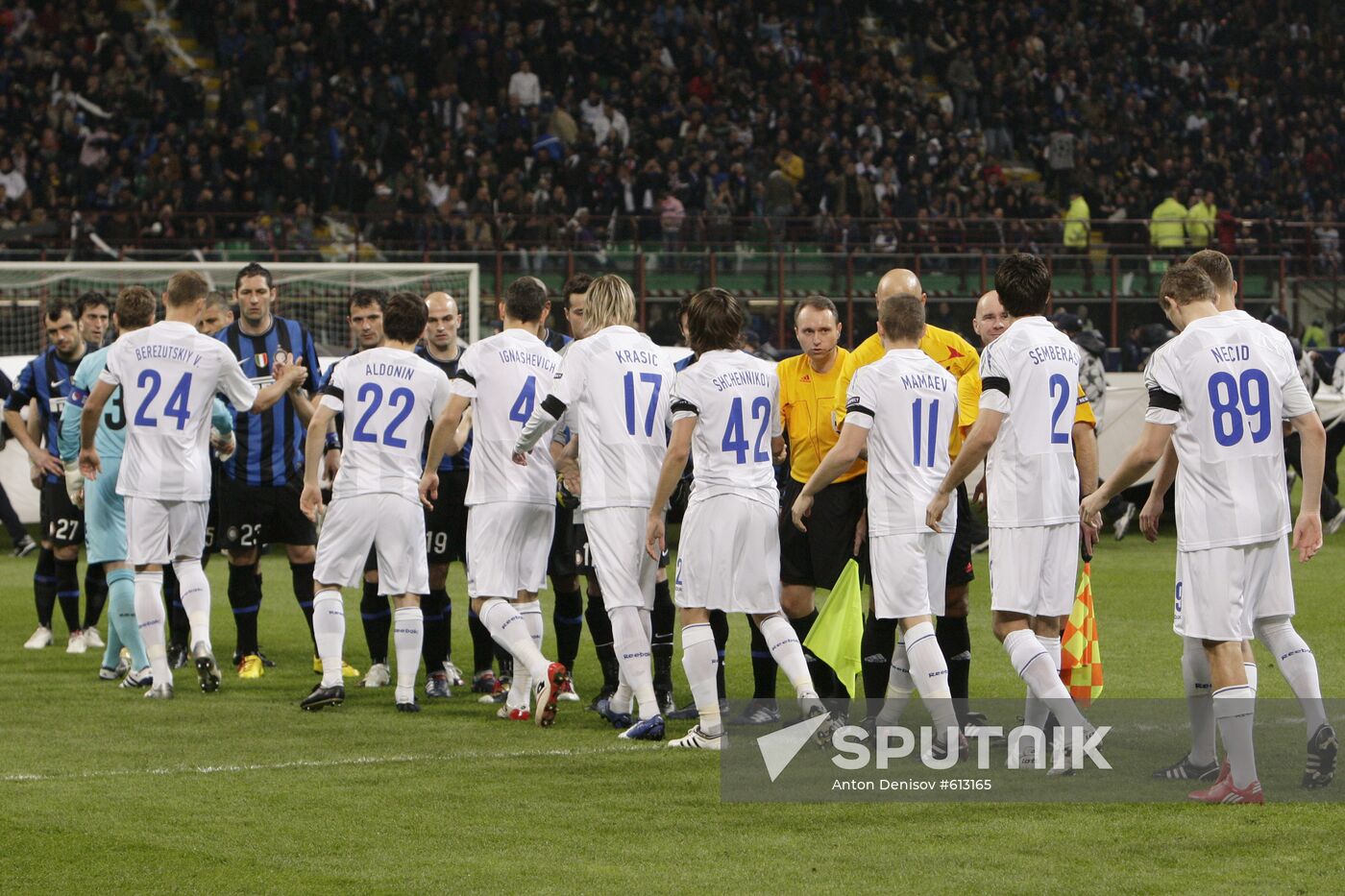 Football. UEFA Champions League. Inter vs. CSKA