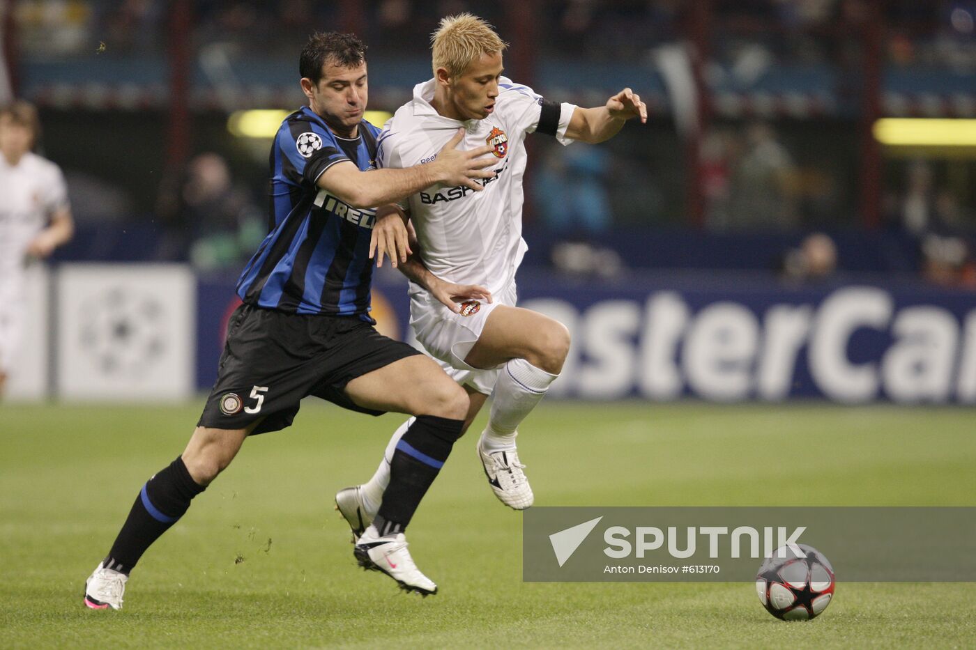 Football. UEFA Champions League. Inter vs. CSKA