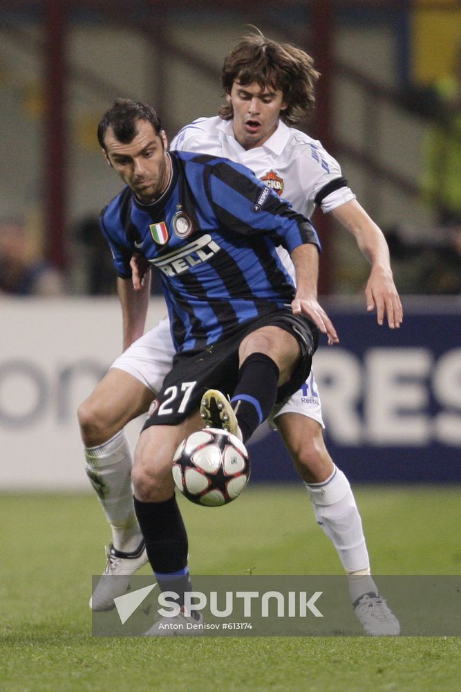 Football. UEFA Champions League. Inter vs. CSKA
