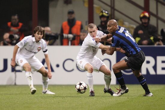 Football. UEFA Champions League. Inter vs. CSKA