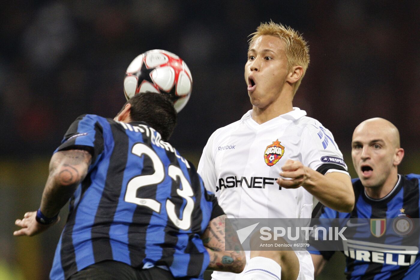 Football. UEFA Champions League. Inter vs. CSKA
