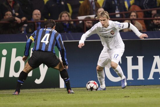 Football. UEFA Champions League. Inter vs. CSKA