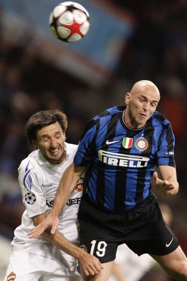 Football. UEFA Champions League. Inter vs. CSKA