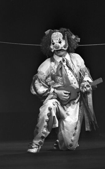 Scene from play The Mistress of the Inn