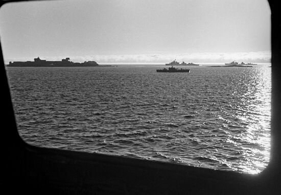 Ships of The Baltic Fleet at Hango peninsula