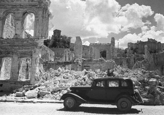 View of Sevastopol at war time