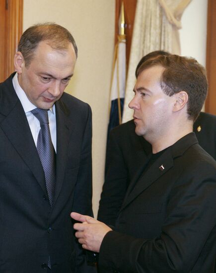 Dmitry Medvedev meets with Magomedsalam Magomedov