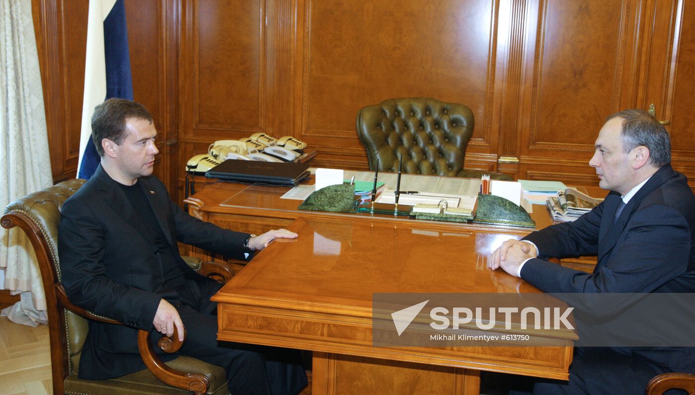 Dmitry Medvedev meets with Magomedsalam Magomedov