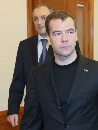 Dmitry Medvedev meets with Magomedsalam Magomedov