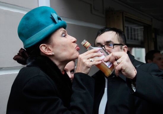 Evelina Blyodans and Stanislav Sadalsky