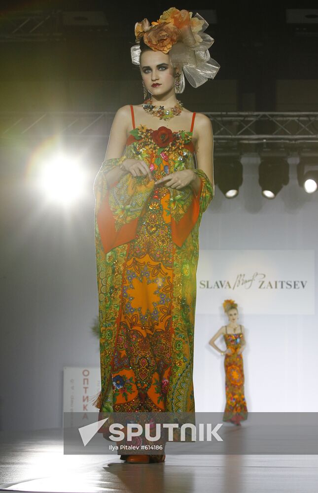 Vyacheslav Zaitsev's fashion show