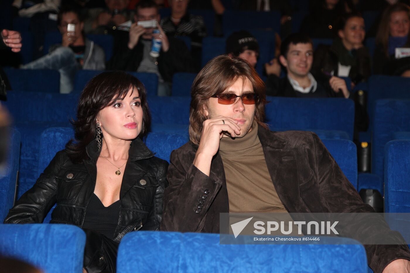 Anastasiya Zavorotnyuk with her husband, Pyotr Chernyshev