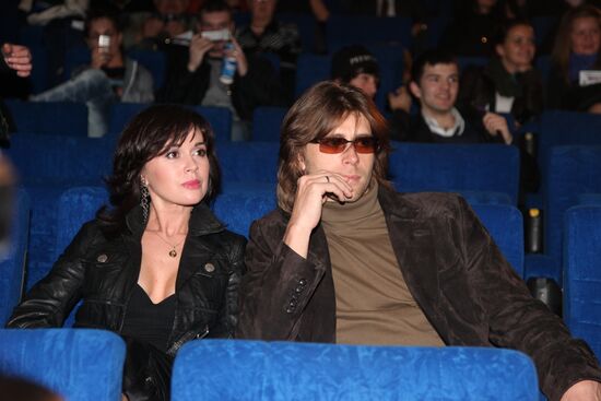 Anastasiya Zavorotnyuk with her husband, Pyotr Chernyshev