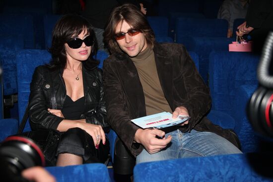 Anastasiya Zavorotnyuk with her husband, Pyotr Chernyshev