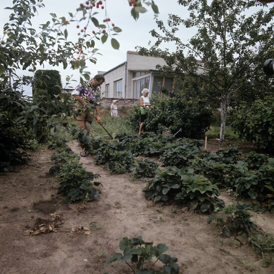 House and homestead land