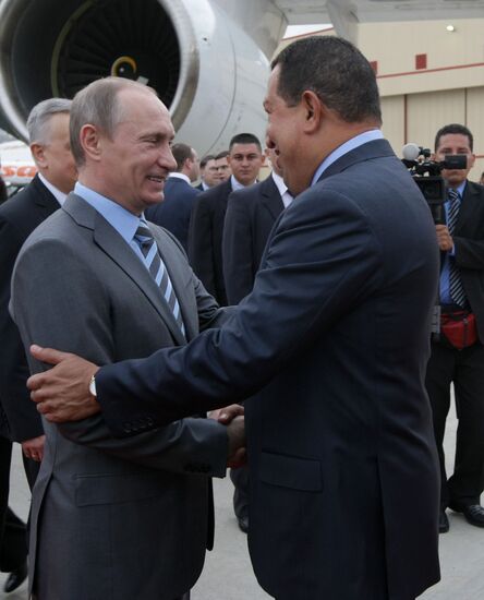 Vladimir Putin visits Venezuela
