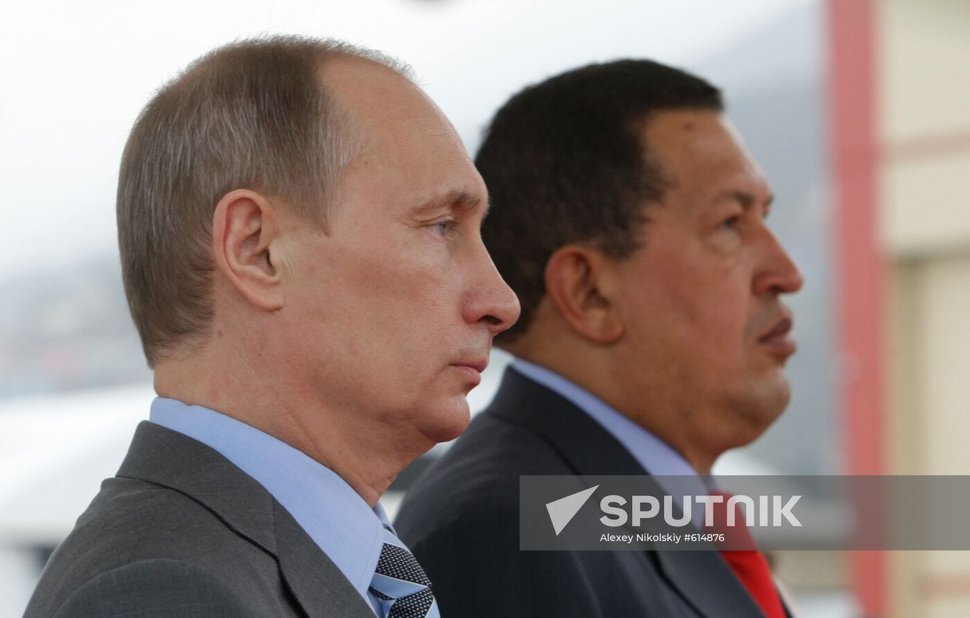 Vladimir Putin visits Venezuela