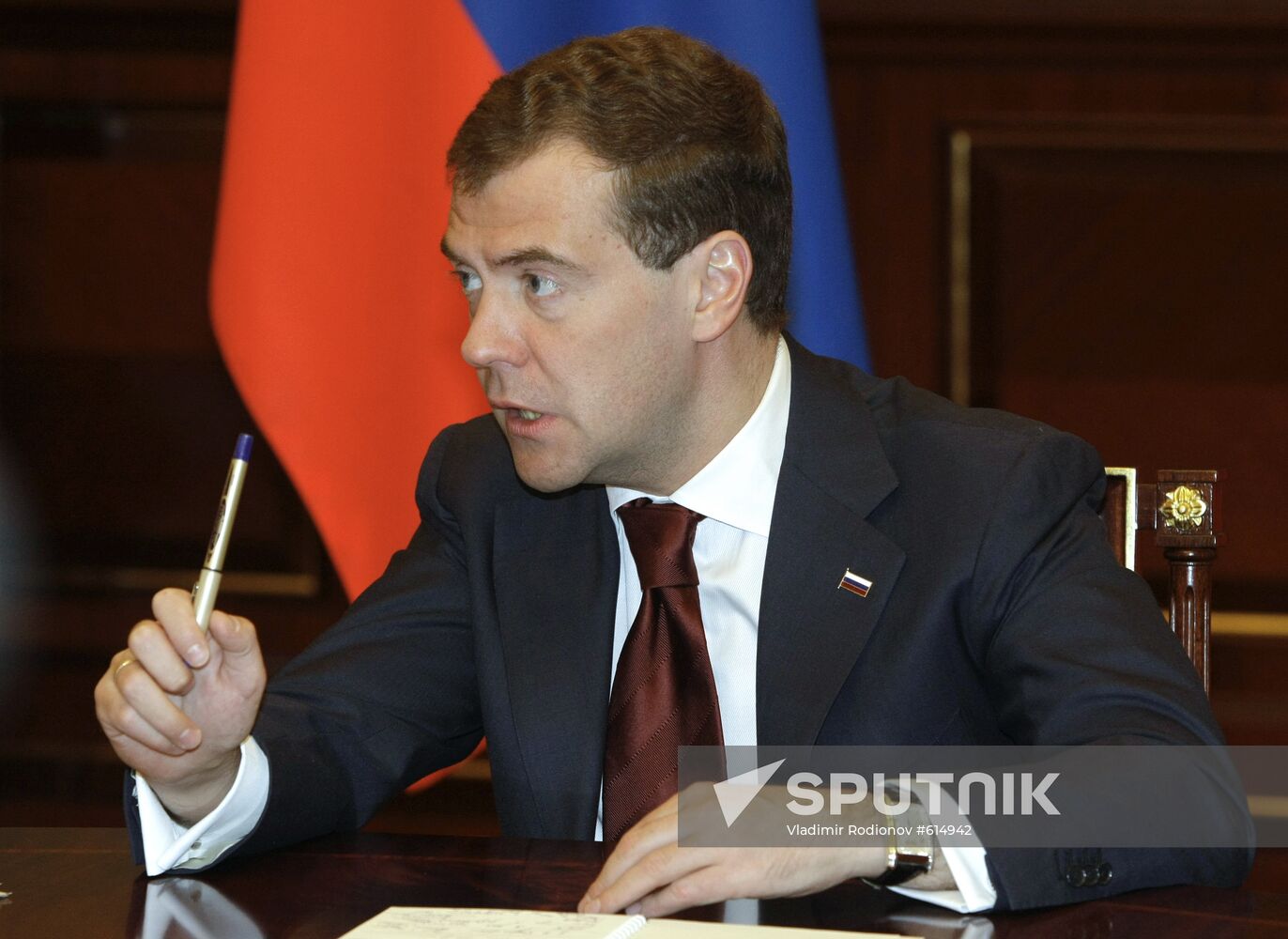 President Medvedev meets Duma factions leaders