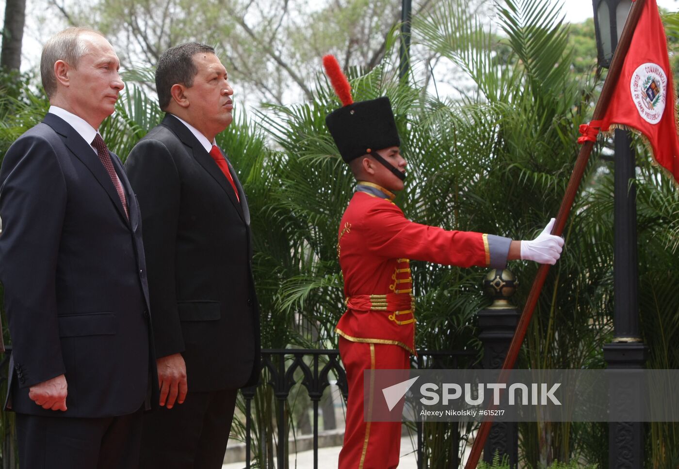 Welcome ceremony for Prime Minister Vladimir Putin in Caracas