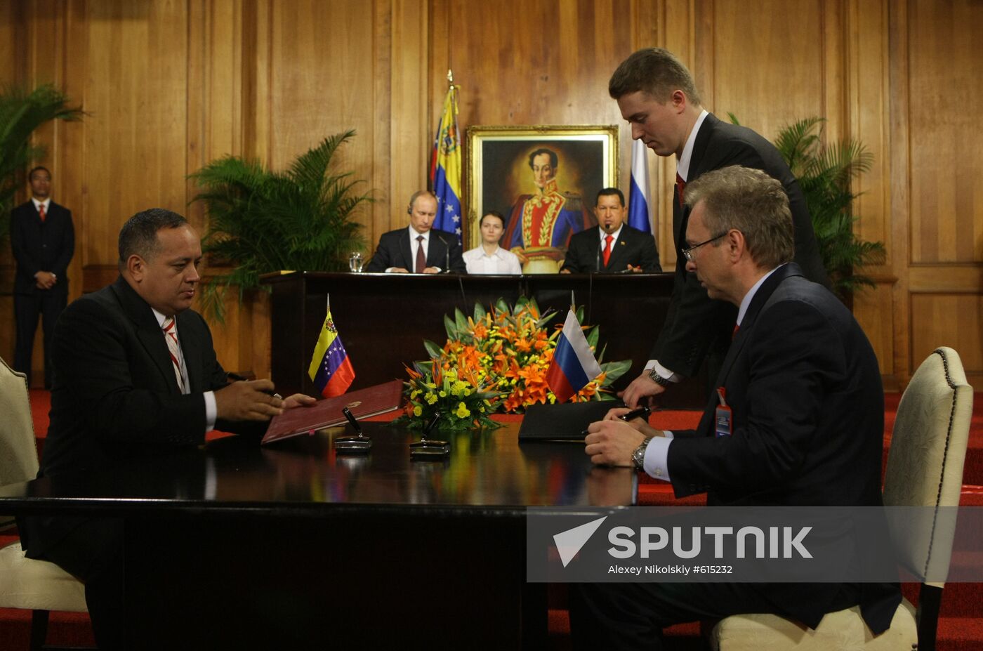 Signing of Russian-Venezuelan agreements