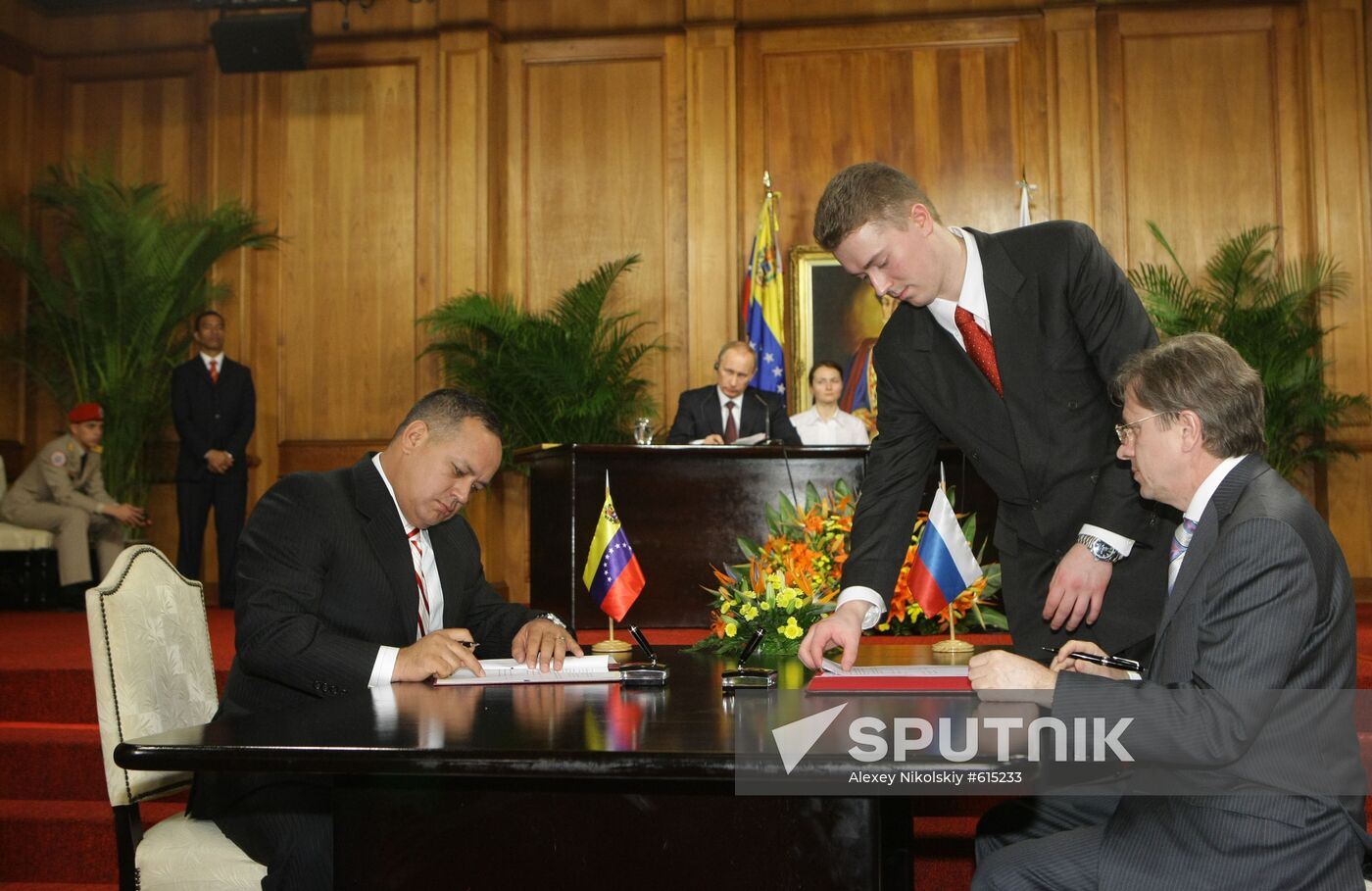 Signing of Russian-Venezuelan agreements