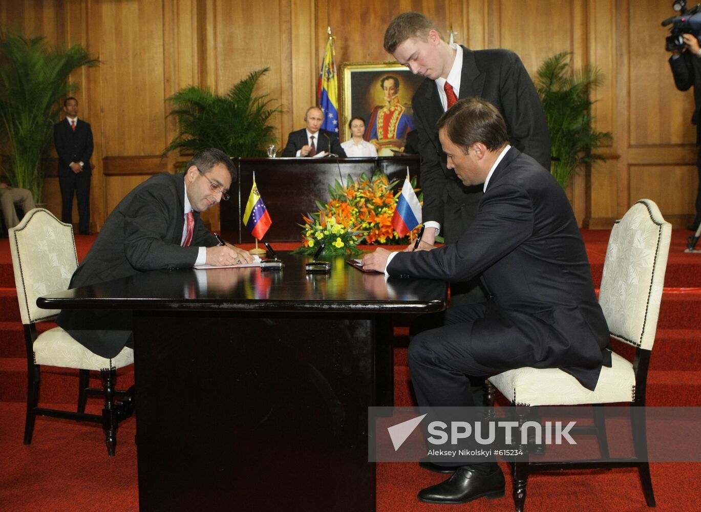 Signing of Russian-Venezuelan agreements