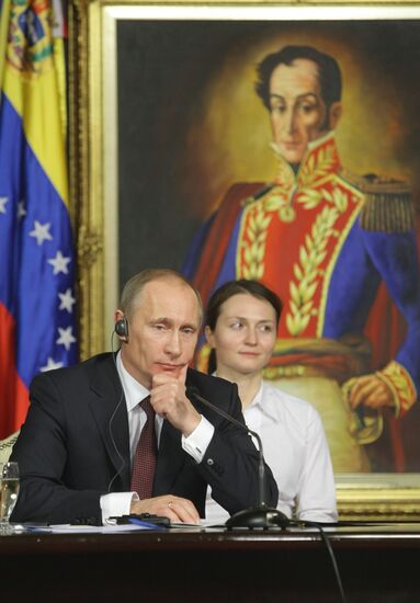 Joint news conference by Vladimir Putin and Hugo Chavez