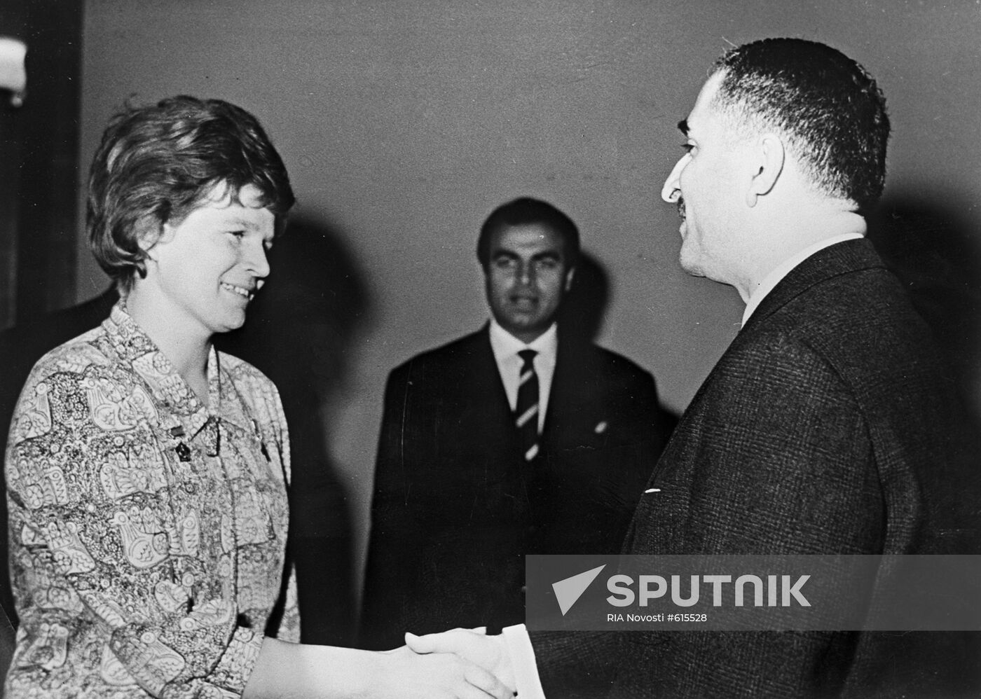 Valentina Tereshkova and Rashid Abdulhamid Karami