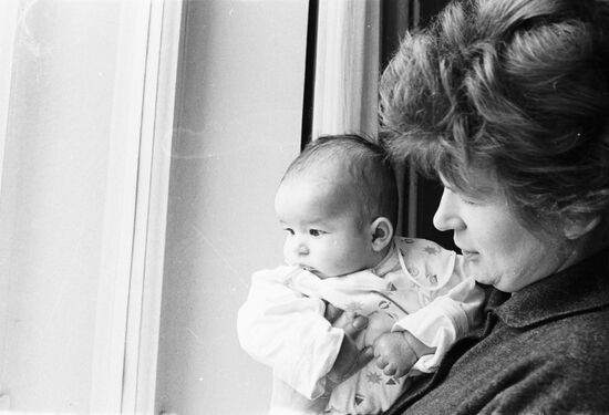Valentina Tereshkova with her daughter Alyona