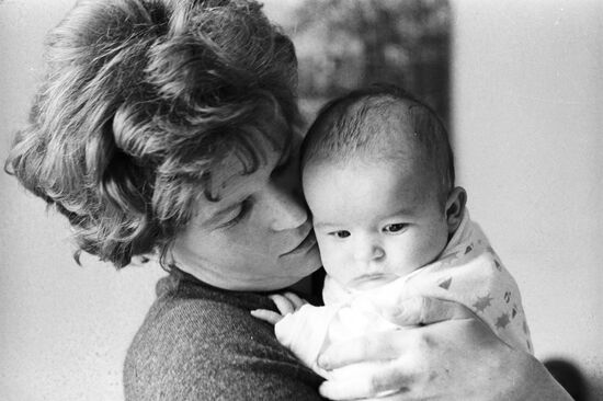 Valentina Tereshkova with her daughter Alyona