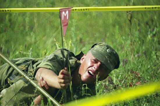 Training mine clearing