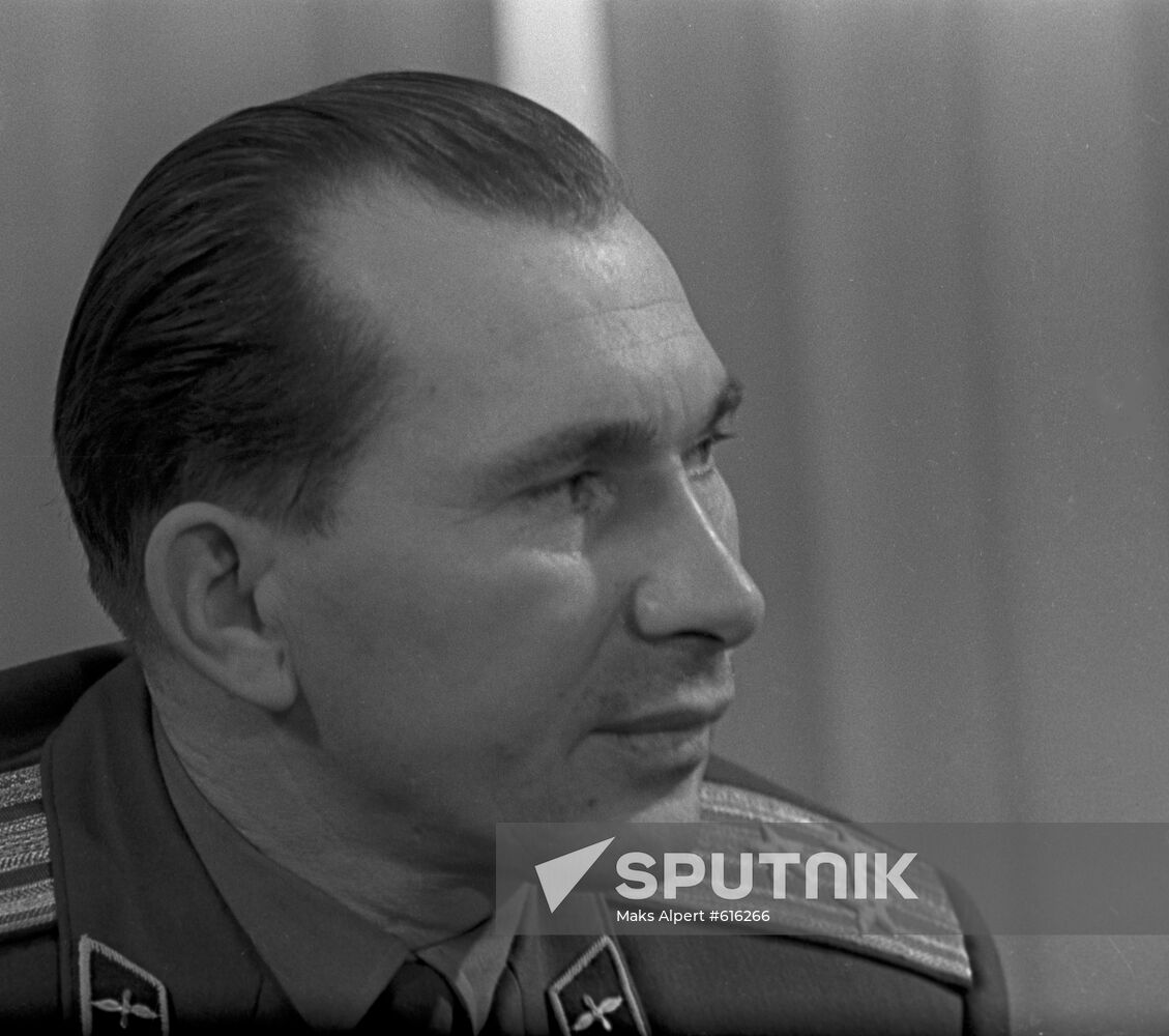 Soviet pilot-cosmonaut Pavel Belyaev