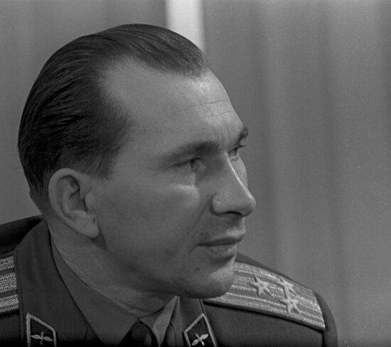 Soviet pilot-cosmonaut Pavel Belyaev