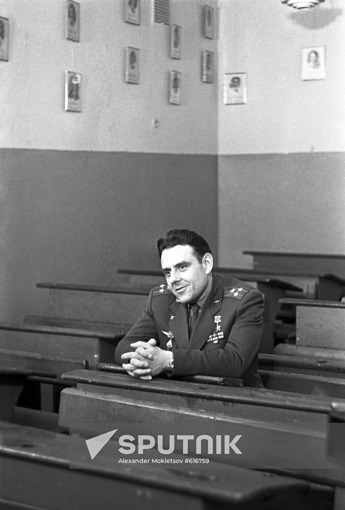 Soviet pilot-cosmonaut Vladimir Komarov