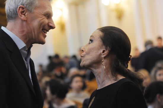 Maya Plisetskaya and Andrei Fursenko