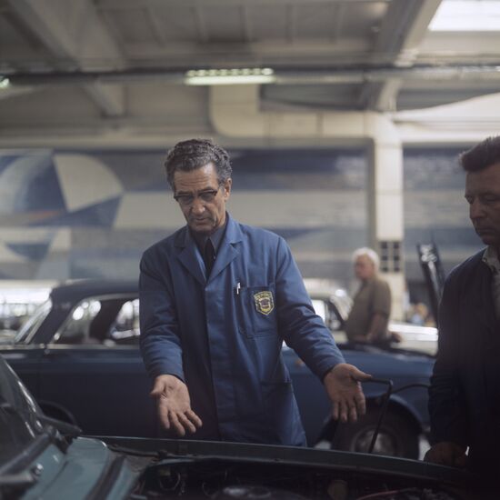Moskvich technical service station