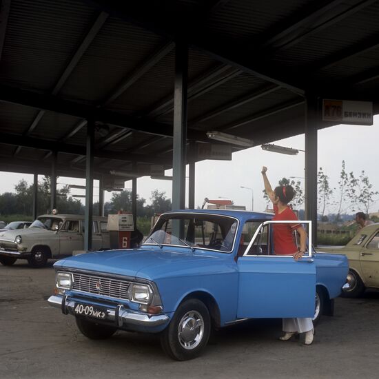 Moskvich technical service station