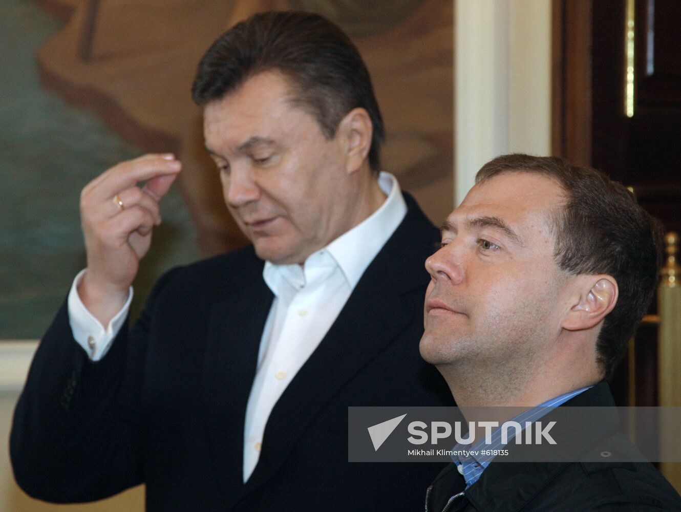 Dmitry Medvedev meets with Viktor Yanukovych