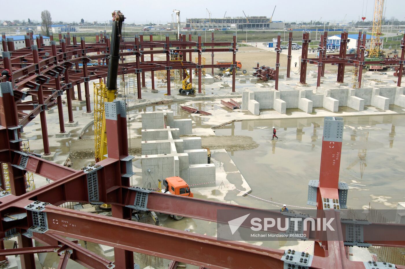 Building figure skating sports complex in Sochi