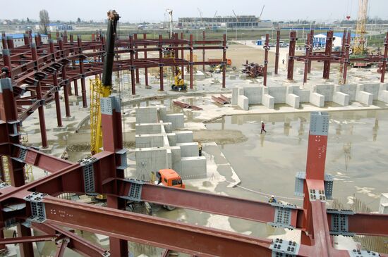 Building figure skating sports complex in Sochi