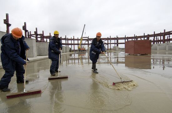 Building figure skating sports complex in Sochi