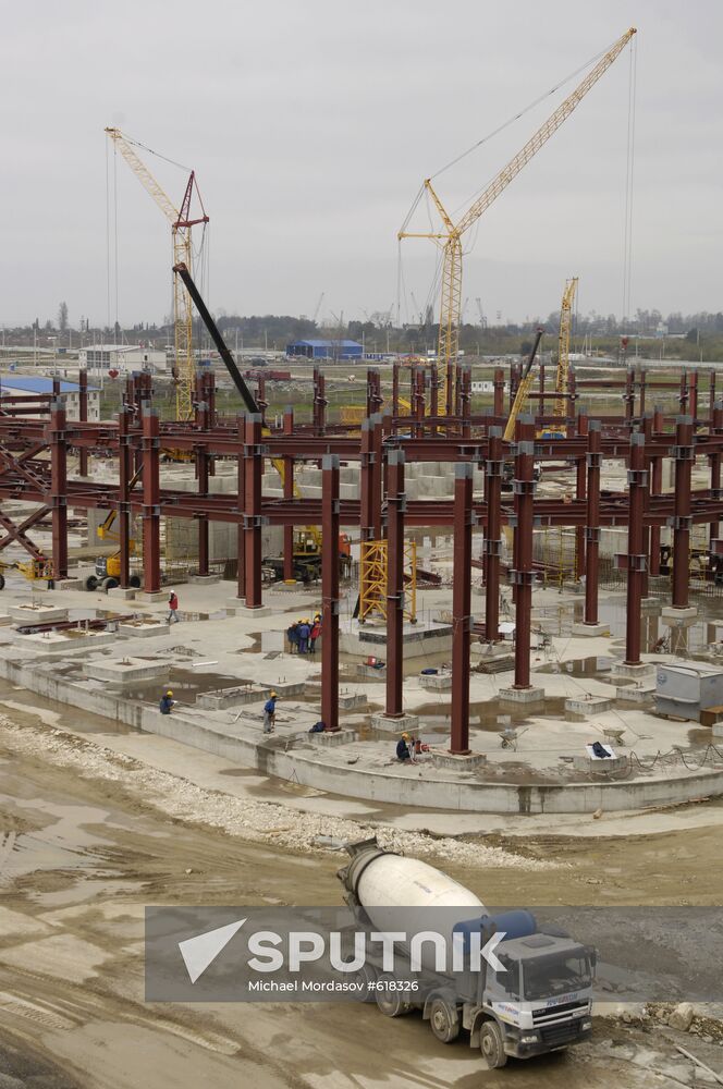 Building figure skating sports complex in Sochi