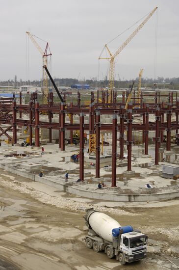 Building figure skating sports complex in Sochi