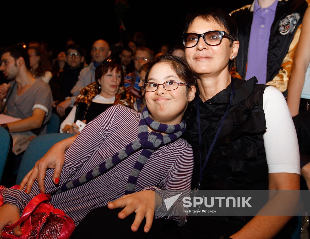 Irina Khakamada with her daughter Maria
