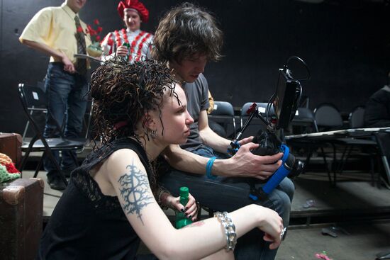 Valeriya Guy Germanika shoots video for Tarakany!