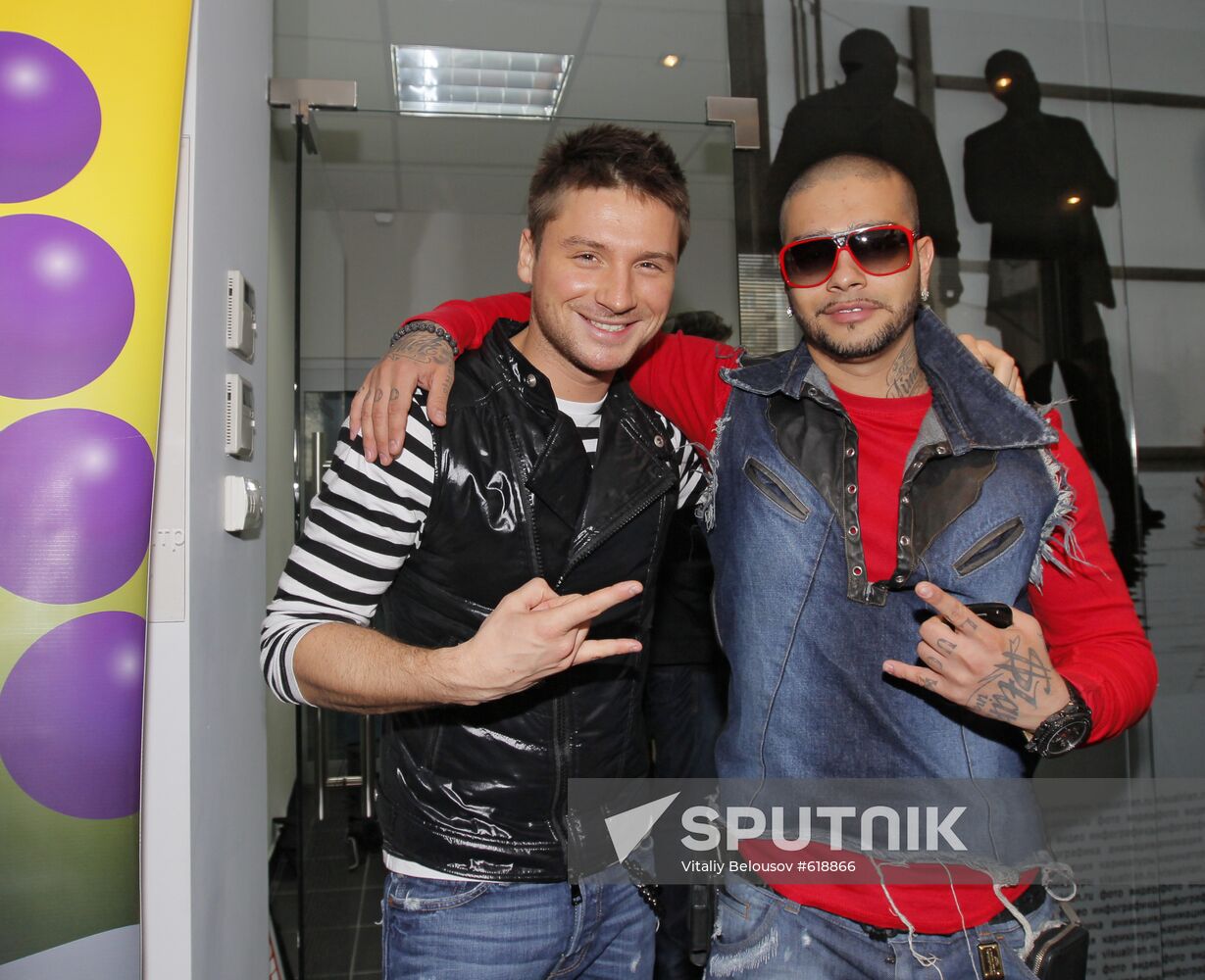 Timati and Sergei Lazarev