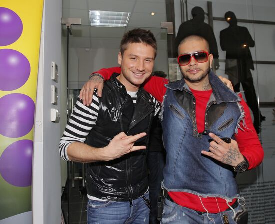 Timati and Sergei Lazarev